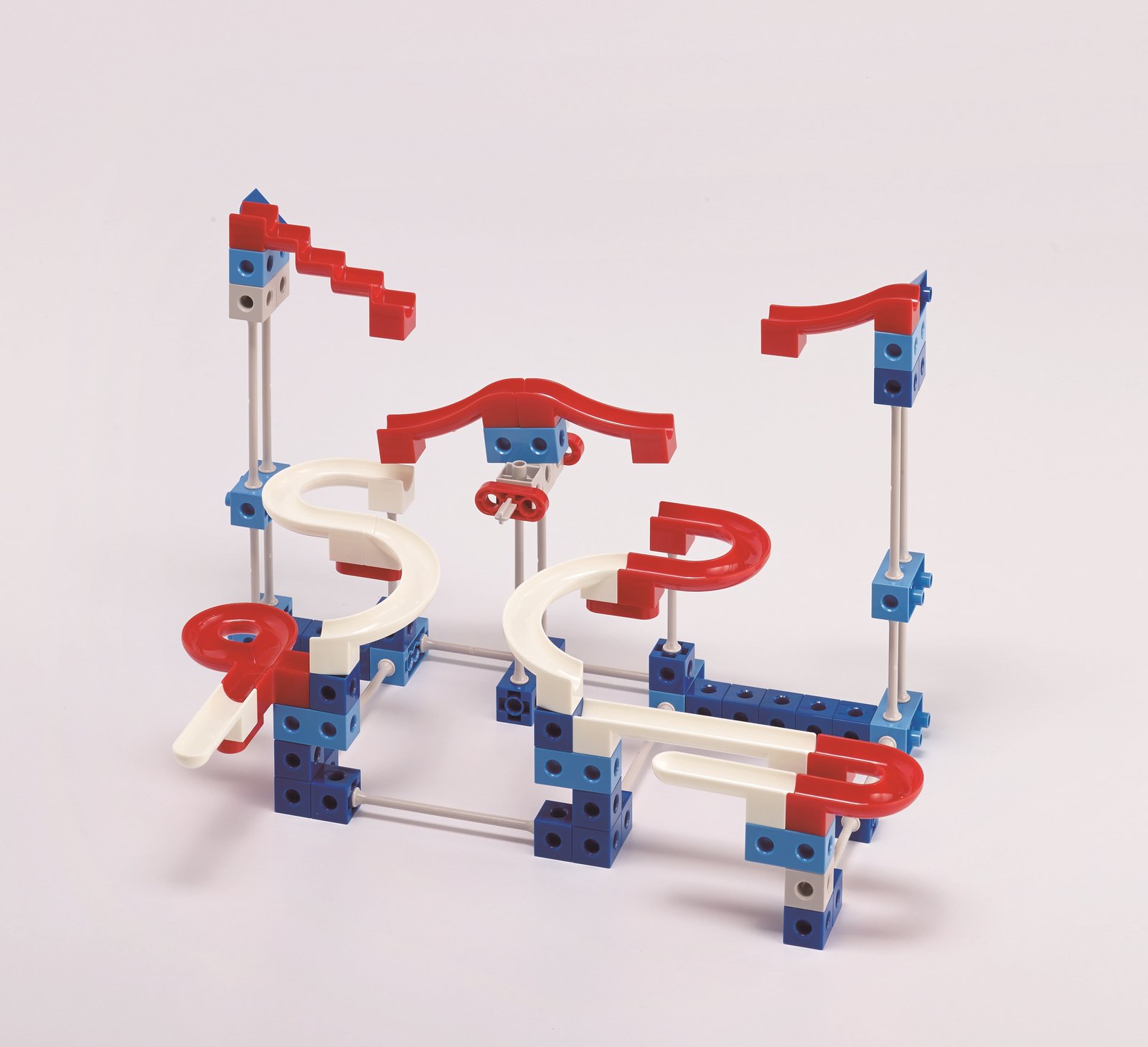 Конструктор «Лабиринт с шариками Marble Run и 2-х см. соединяющимися кубиками (102 детали)»