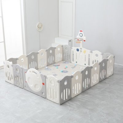 Манеж UNIX Kids Supreme Space / Премиальный 200x240 см серый