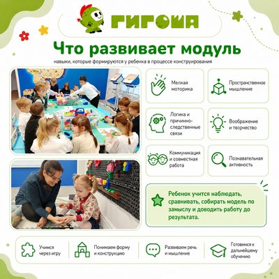 Образовательный модуль "Конструирование с Гигошей"